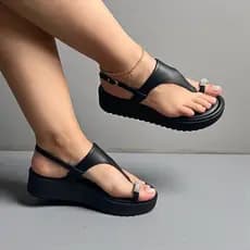 Sandália Vizzano papete lançamento de Dedo Ring Toe Strass