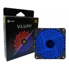 Cooler Fan Vinik Vlumi 120mm 12cm P/ Gabinete Computador C/ 15 Led Azul Ventoinha Ventilador