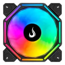 Cooler Fan Gamer **REVERSE** 2000 RPM PWM Led Argb 3 pinos 5v Controlável P/ Gabinete 120mm 120m | Rise Mode Hex Tornado