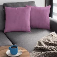 Kit 2 Capas De Almofada Em Linho Lílas 45x45 P/ Sala quarto decorativo