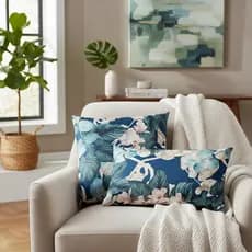 Almofadas Cheias 45x45cm E 50x28cm Veludo Premium Decorativa
