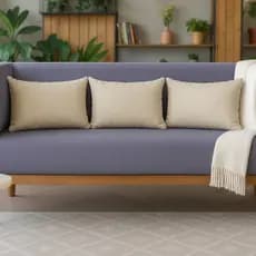 Kit 3 Almofada Cheia Baguete Retangular 50x28cm P/sofa Cama