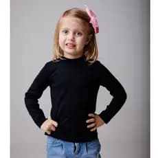 Blusa Gola Alta Manga Longa INFANTIL MENINA 4 AO 14