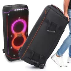 Case Bolsa Bag Compatível Com Caixa Jbl Partybox Ultimate Espumada Impermeável Transporte Seguro
