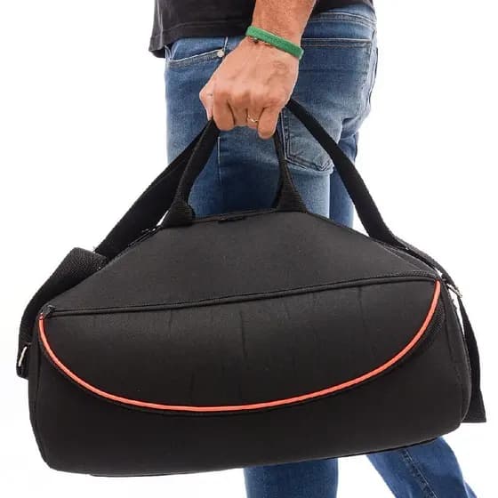 Case Bolsa Capa Para Boombox Plus Aiwa A Prova D'agua Reforçada Com Bolso e Alça Ajustável