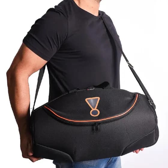 Bolsa Case Capa Compatível Com Nova Jbl Boombox 4 Lançamento Premium Impermeavel Com Bolso