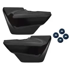 Tampa Lateral Preta Suzuki Yes 125 Com Borrachas De Fixação 2005 até 2015 Original Paramotos