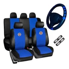 Strada Cabine Dupla Capa Banco Couro Automotivo Carro 1998 à 2025 Capa Volante Massageador