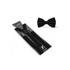 Kit Suspensório + Gravata Borboleta Adulto Ou Infantil Varias Cores Imperdivel