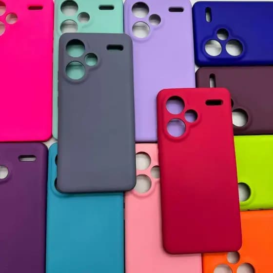 Capa Capinha de Celular - Note 13 Pro Plus  - Xiaomi Silicone Aveludado Capinha Case