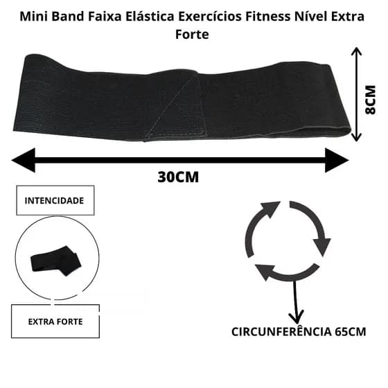 Kit 2 Faixas Longas Elasticas  De Exercicios Kit 2un Faixa Elástica forte e extra  Forte cw