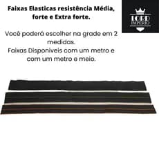 Faixa Elástica TIPO Thera Band Fisioterapia  Média, Forte e Extra Forte 1 Metro e 1,5 metro Faixas Elásticas Hip Band Funcional Média, Forte e Extra Forte