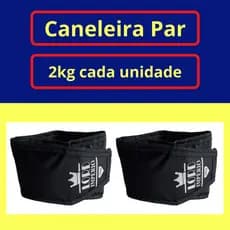Tornozeleira Caneleira Peso 2kg Par - preto -  Lord Império