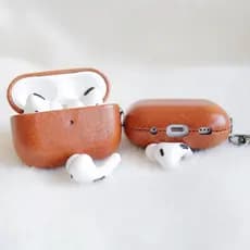 Capa Protetora De Couro De Óleo De Alta Qualidade Para Airpods Pro2 3 3rd 4 2 1 De Fone De Ouvido Bluetooth Com Fivela D