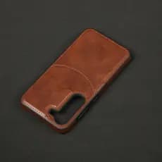 Luxo High-end Caso De Couro Do Plutônio Para Samsung Galaxy S24 Ultra S25 S26 S23 Plus S22 A54 5G Titular Cartão Capa Du