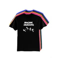 Camiseta Camisa Blusa Feminina Masculina Unissex 100% Algodão Banda Imagine Dragons md3