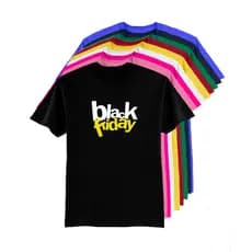 Camiseta Camisa Feminina Masculina de Algodão Unissex Vendedor Black Friday md1