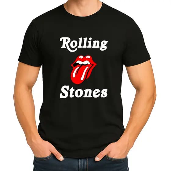 Camiseta Camisa Blusa Feminina Masculina Unissex 100% Algodão Banda de Rock The Rolling Stones Md2