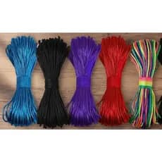 Fio cordão de cetim Rabo de rato 1mm - 5m ou 10m - diversas cores