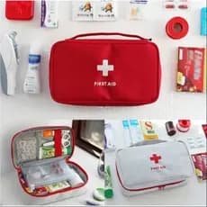 Necessaire Porta Remédio Primeiros Socorros Kit Viagem