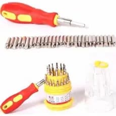 Kit Jogo Chave Fenda Phillips Torx Estojo Precisão 31 Em 1