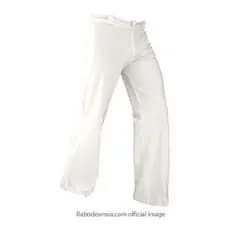 Calça Capoeira branca modelo Abada - Rabo De Arraia