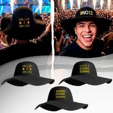 Chapéu Natanzinho Lima Floppy Charmoso Boho Proteção Solar Toque Clássico Charmoso Vintage Elegante