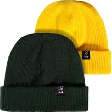 Kit 2 Touca Gorro Marinheiro Curta Beanie Rasa Tricot Toca Lã Sailor Lenhador Estilo Hip Hop Style