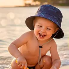 Chapéu Infantil Bucket Cata Ovo Proteção Solar Dinossauros Praia Piscina Kids Estilo Moda Verão