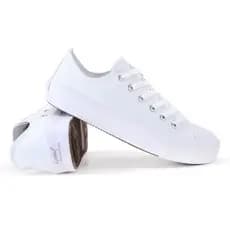 Tênis Branco Feminino Ano Novo Reveillon Cano Baixo Clássico Casual Básico Ultra Confort 34 ao 43