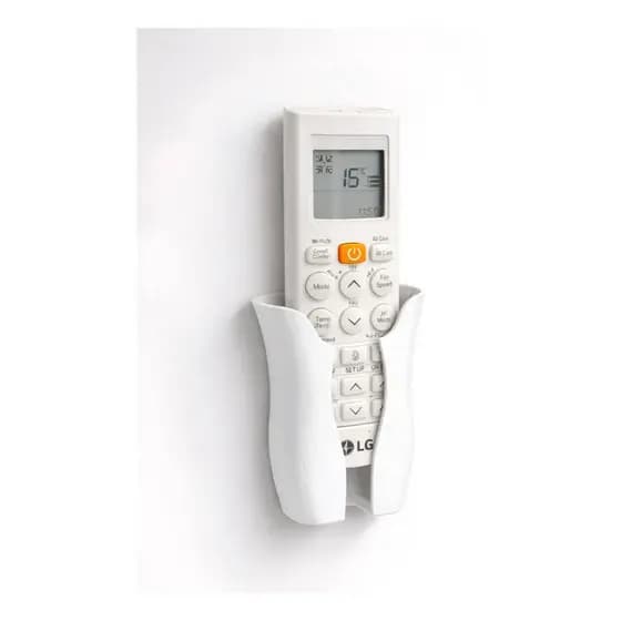 Suporte Parede Porta Controle Ar Condicionado Tv Universal Branco