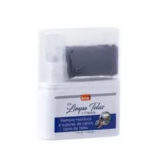 Kit Limpa Telas e Lentes BRW Spray 40ml | Flanela Portátil Notebook Celular Óculos Prático Multiuso