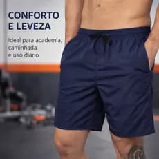 Bermuda Short Masculina Tactel Para Academia Short Esportivo Para Corrida Treino mauricinho C/ Bolso