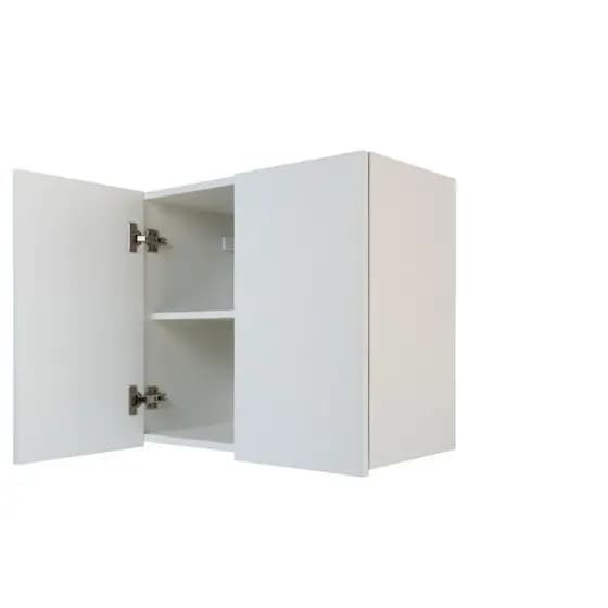Armário Aéreo 2 Portas Cozinha Escritório Lavanderia quarto garagem banheiro Branco
