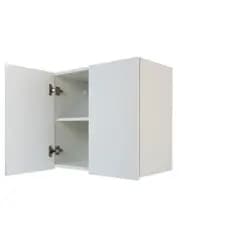 Armário Aéreo 2 Portas Cozinha Escritório Lavanderia quarto garagem banheiro Branco