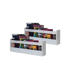 kit 2 Porta Bonecos MDF branco fosco 15 mm.