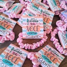 Lembrancinha personalizada para clientes