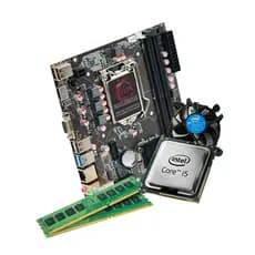 KIT PC INTEL I5 2400 PLACA MAE H61 AFOX, 16GB DDR3, SMART PC - SMT84051