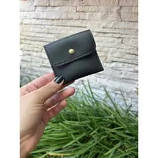 Mini Porta Joia De Bolsa Pequeno E Compacto Em Couro Sintetico