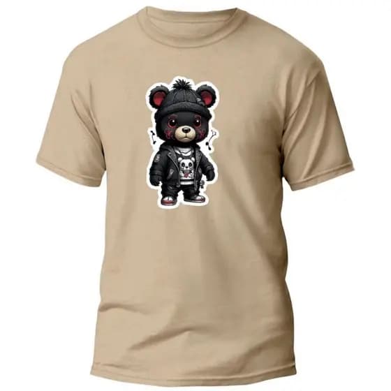 Camiseta Masculina Casual  Gola Redonda Algodão R:002