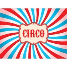 Cenário em lona Pista Circo animado Para Festa Eventos