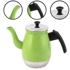 Bule de Café Bico de Aluminio nº18 1,5 Litros  Verde  (cafeteira, cafe quente, Café)