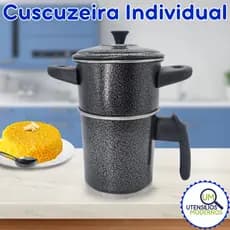 Cuscuzeira Pequeno Individual Nordestino nº10 Aluminio Praticidade e Sabor do Cuscuz