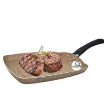 Frigideira Grill Antiaderente Bistequeira 24 cm Linha Colore