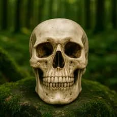 Cranio Grande Tamanho Real Realista Humano Medicina Decoração