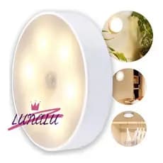 Luminaria Lâmpada Led Sem fio com Sensor Presença Recarregável LUM3