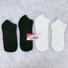 KIT 12 Pares de Meias Adulto 31 a 44 Cano Alto ou Soquete Unisex - LUNALU