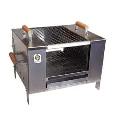 Churrasqueira de Apartamento Premium M Compacta 45cm com Grelhas