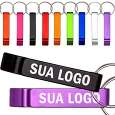 Kit com 100 Chaveiros Personalizados com sua Logomarca ou Seu Nome. Casamento, Aniversários, Festas.