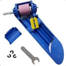 Afiador de Brocas Universal 2 a 12,5mm Adaptável em Furadeira kits com Rebolos de Pedra